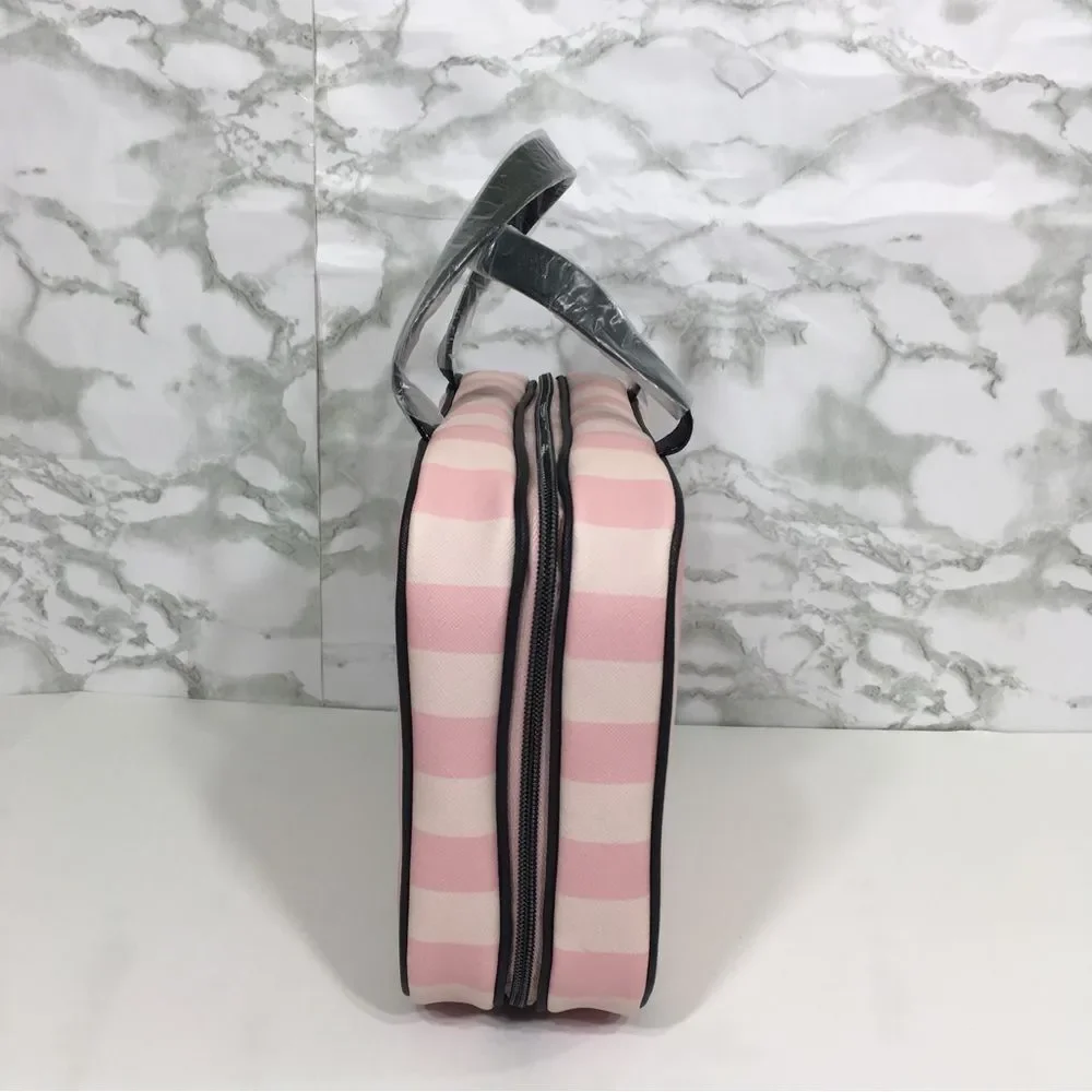 NWT VICTORIA’S SECRET Signature Stripe Everything Travel Make Up Case GIFT‎ IDEA